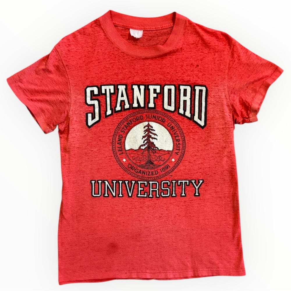 Vintage Stanford University Red T-Shirt